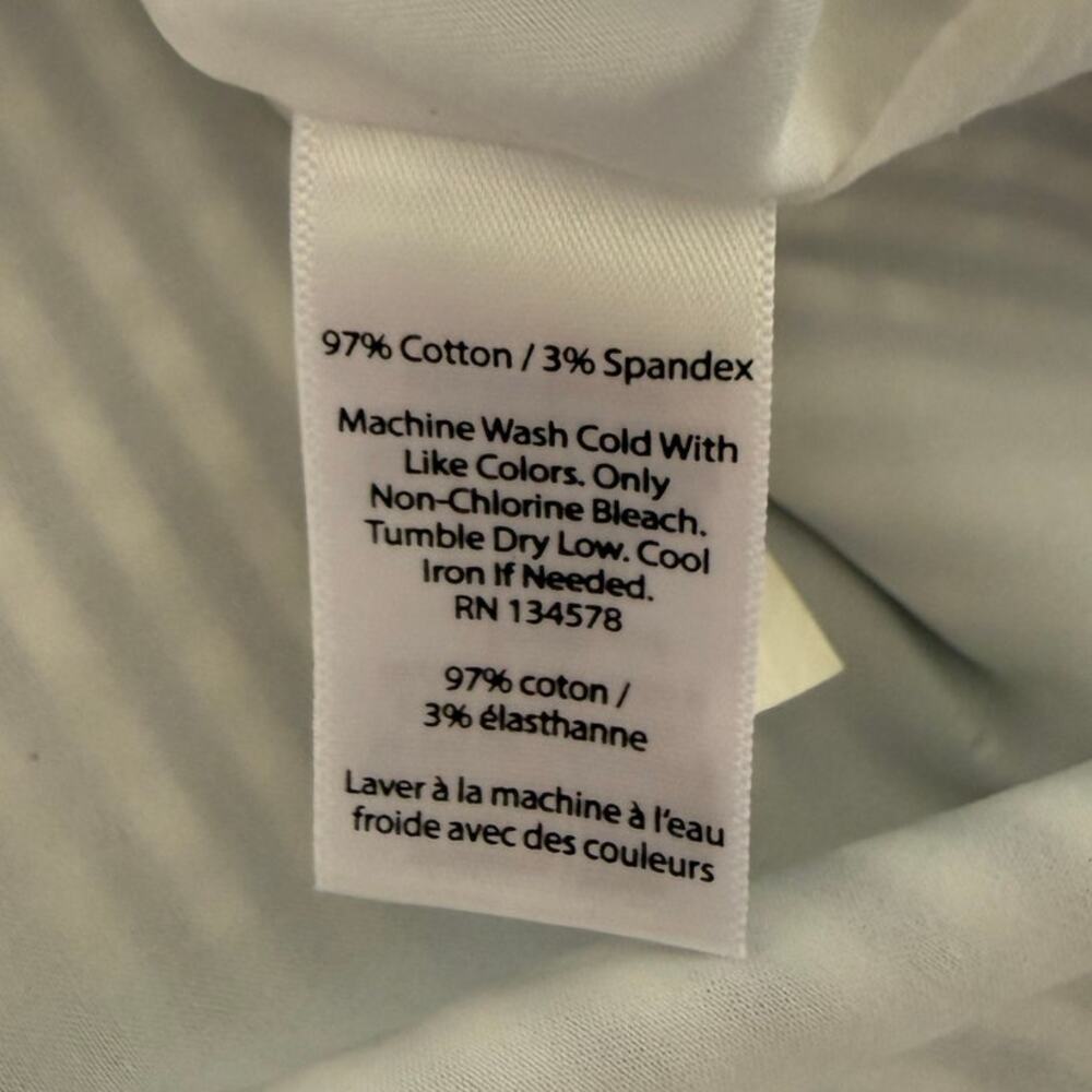 Vineyard Vines Seersucker Front Tie Skirt, Blue/White, Size 12 - Picture 3 of 4